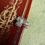 Load image into Gallery viewer, Aro cuff filigrana trébol de plata. Lo vi lo amé lo traje Colombia