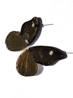 Load image into Gallery viewer, Aros Ilustración Mariposa Argopteron Dorada XL