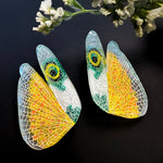 Load image into Gallery viewer, Preventa Aros Mantis Flor 6cm. Entrega miércoles 29 abril