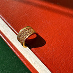 Load image into Gallery viewer, Aro cuff filigrana zigzag plata baño oro. Lo vi lo amé lo traje Colombia