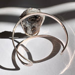 Load image into Gallery viewer, Brazalete Drusa de Cuarzo y Baño Plata. Lo vi, lo amé, lo traje