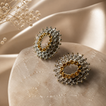 Load image into Gallery viewer, Aros Boca de Coral Plata y Oro. Único