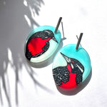 Load image into Gallery viewer, Aros Retratos de Loicas y Plata