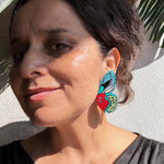 Load image into Gallery viewer, Aros Ilustración Mariposa Callithea XL