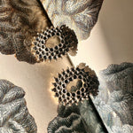 Load image into Gallery viewer, Aros Boca de Coral. Plata Negra