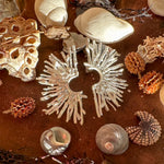 Load image into Gallery viewer, Silver stick hoops