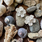 Load image into Gallery viewer, Silver Cherry Blossom Earrings