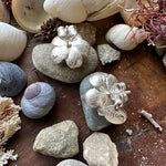 Load image into Gallery viewer, Silver Cherry Blossom Earrings