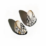Load image into Gallery viewer, Hoops Illustration Mini Butterfly Wings Tatochila with pin