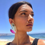 Load image into Gallery viewer, Illustration Medium Crystal Butterfly Earrings XL