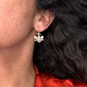 Aros Abeja filigrana plata. Lo vi lo amé lo traje Colombia