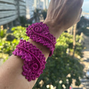 Brazalete Fucsia en Palma de Iraca. Lo vi lo amé lo traje Colombia