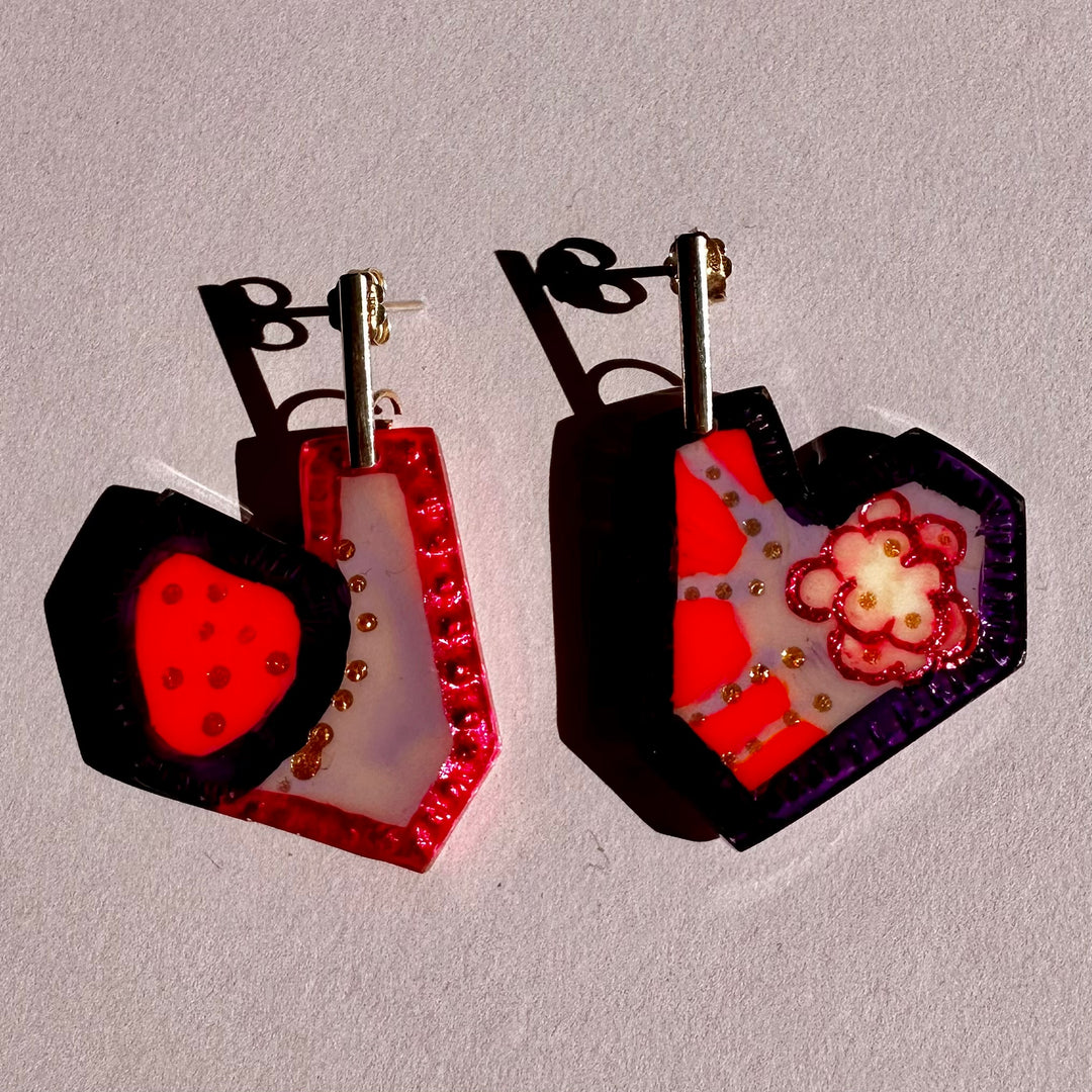 Aros Rock Star Barra Plata. Únicos