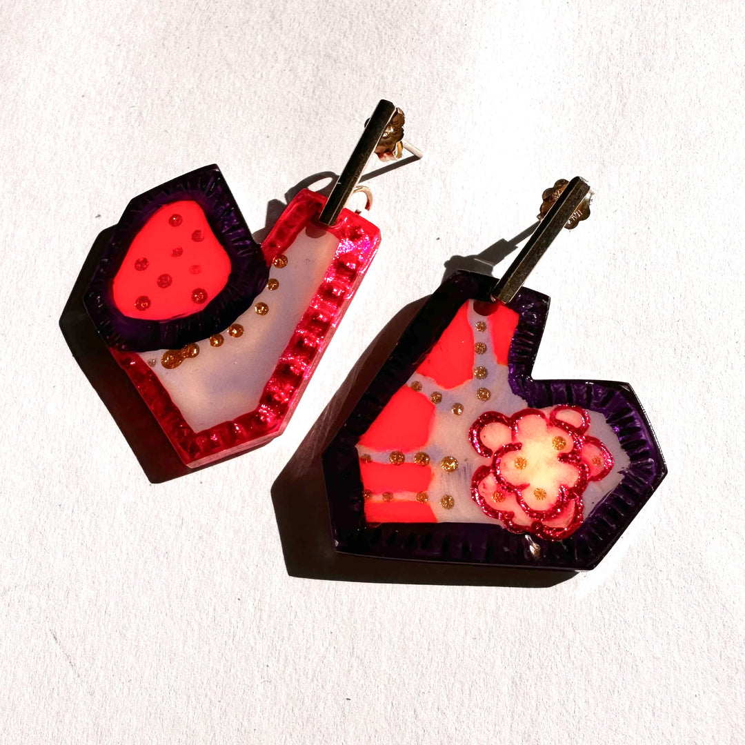 Aros Rock Star Barra Plata. Únicos