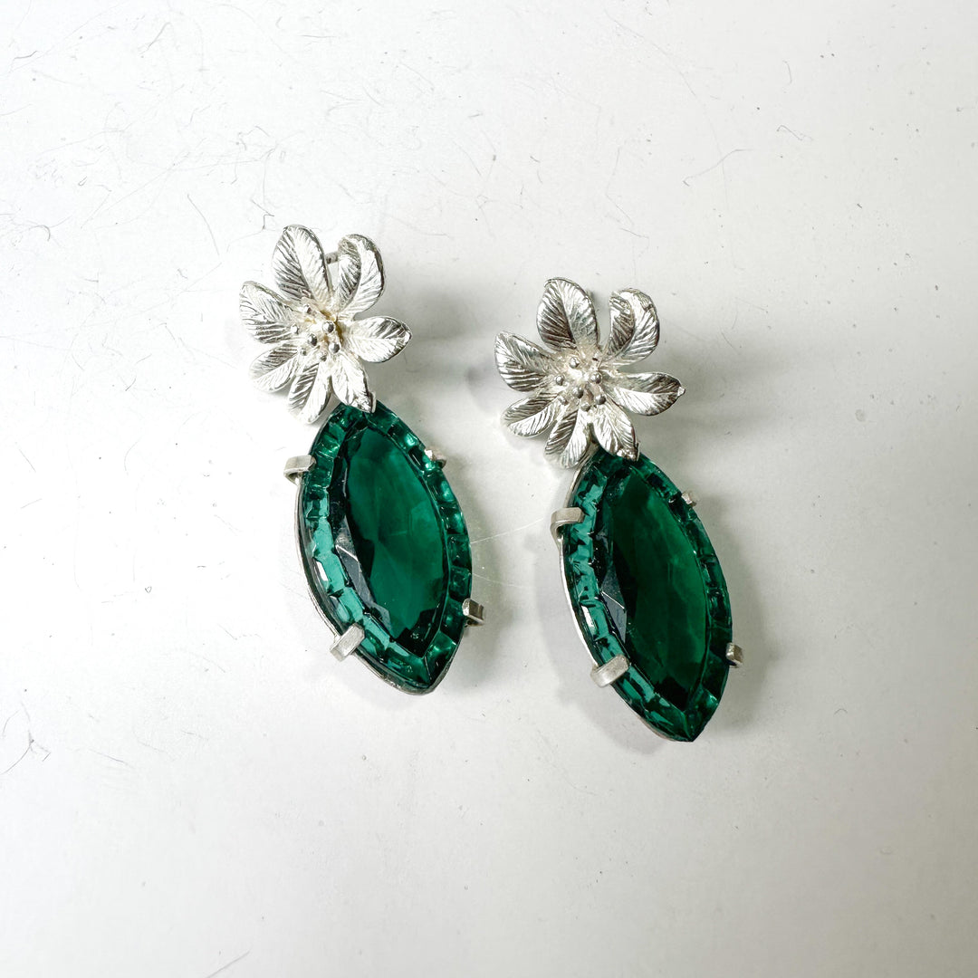 Aros Ensamblaje 120. Cristal Verde Esmeralda