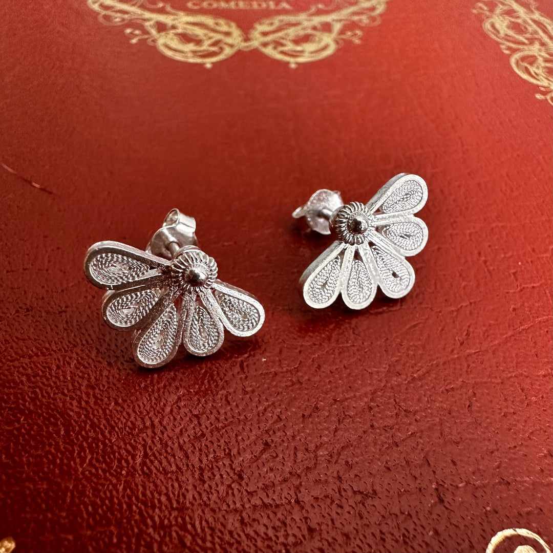 Aro abanico filigrana plata. Lo vi lo amé lo traje Colombia