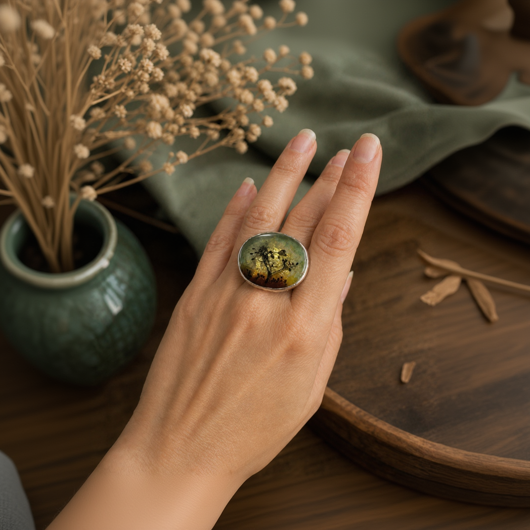 Anillo Paisaje Ajustable