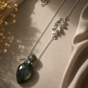 Natural Agate perfume and silver picoroco. Only