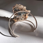 Brazalete Gran Cuarzo Ahumado y Baño Plata. Selecciones de viajes