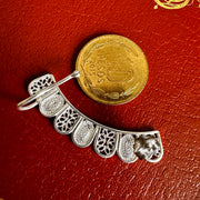 Aro cuff trepador pétalos de plata. Lo vi lo amé lo traje Colombia