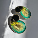 Load image into Gallery viewer, Turquoise Shell Earrings. Pacific Collection
