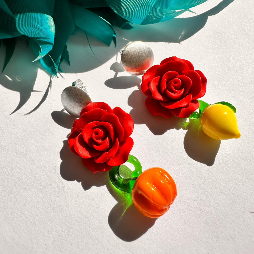 Aros Rosa Tutti Frutti Plata 2