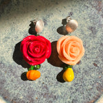Load image into Gallery viewer, Aros Rosa Tutti Frutti Plata
