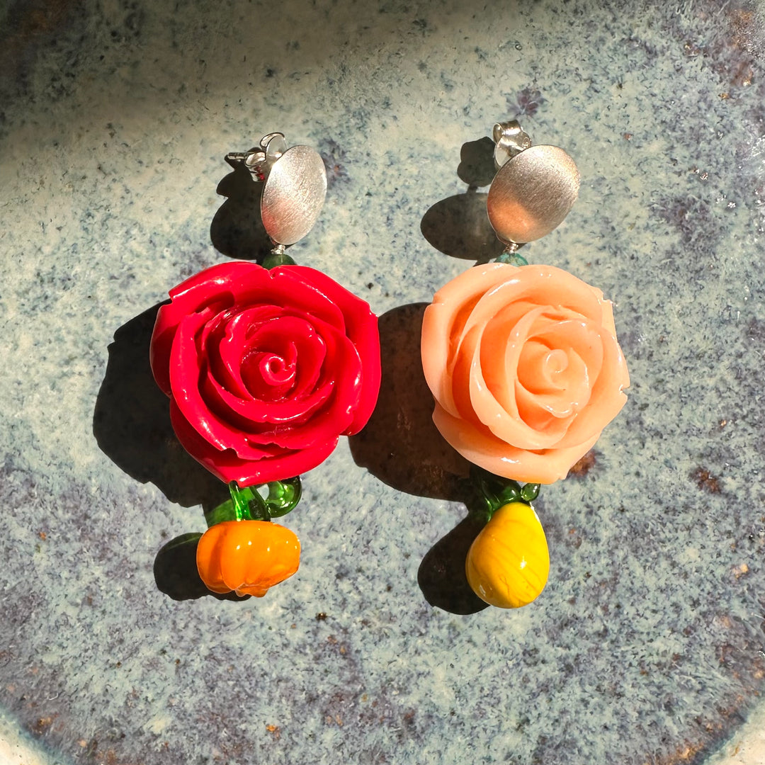 Aros Rosa Tutti Frutti Plata