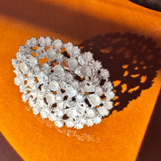 Anillo Gran Arrecife. Plata, ajustable