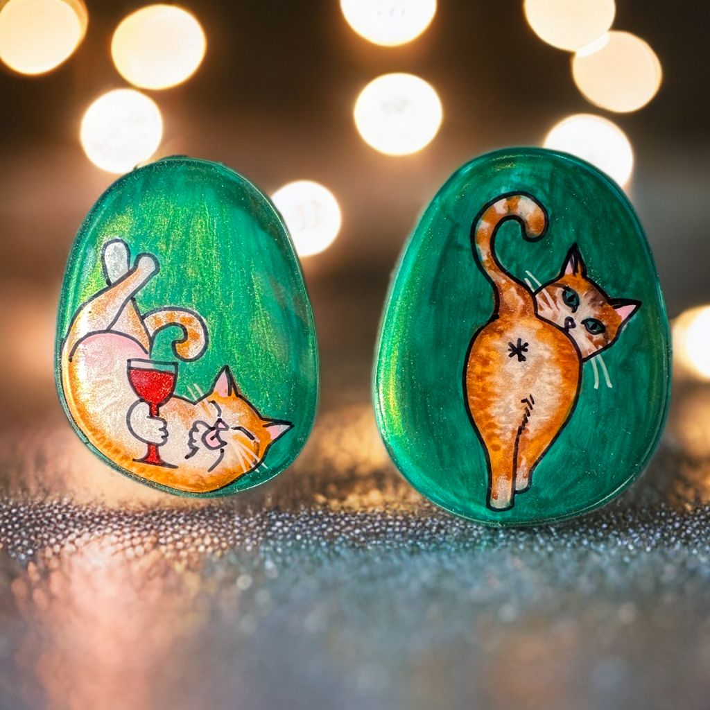 Aros Gatita de Agosto