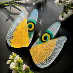 Load image into Gallery viewer, Aros Ilustración Gran Mantis Flor 9cm