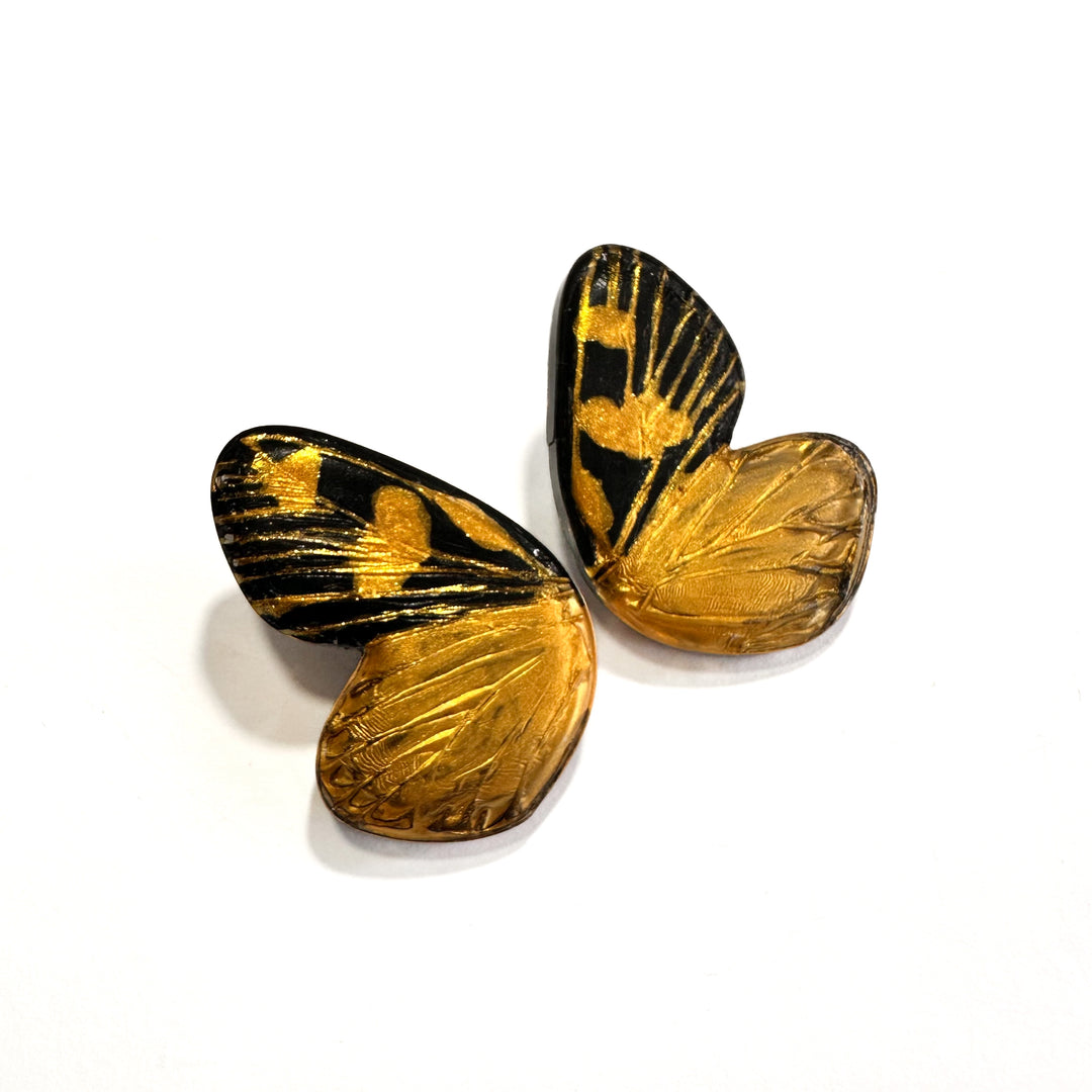 Aros Ilustración Mariposa Argopteron Dorada S
