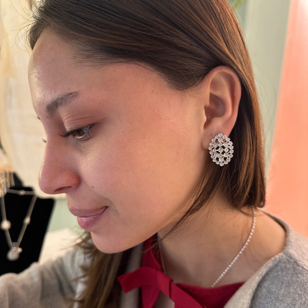 Aros Arrecife Plata Pulida