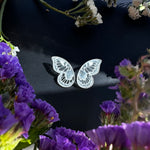 Load image into Gallery viewer, Aros Mariposa Encaje S. 4cm