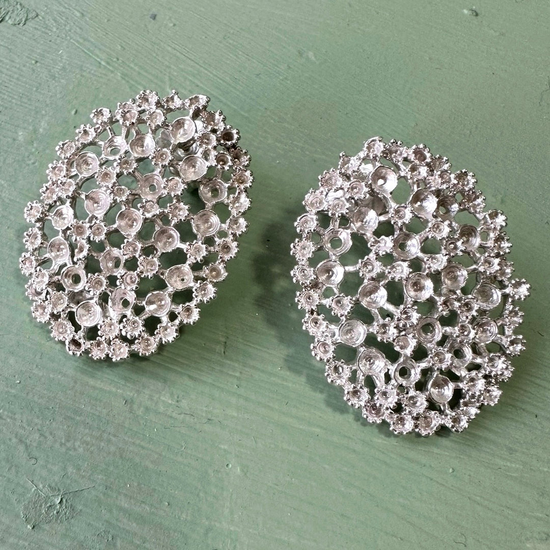 Aros Arrecife Grandes Plata Pulida