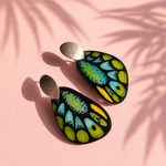 Load image into Gallery viewer, Aros Alita Mariposa Pájaro con Pieza de Plata