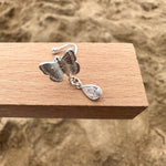 Load image into Gallery viewer, Silver Butterfly Cuff with Chiche