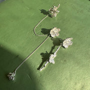 Aros Jardín Pistilos cuff y cadena