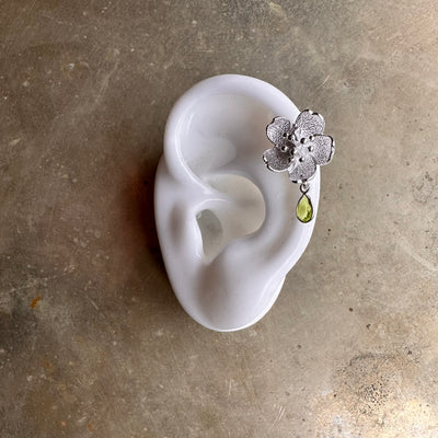 Cuff Mariposa Plata con Chiche