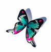 Aros Ilustración Media Mariposa Periander Verde con Pin
