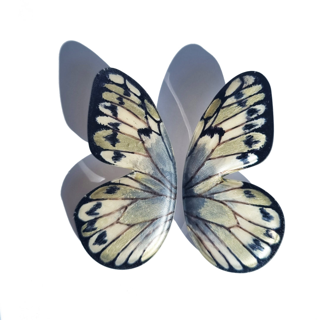 Tatochila XL Butterfly Half Illustration Hoops with pin