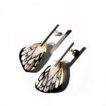 Load image into Gallery viewer, Illustration Alita Tatochila Earrings with Silver Bar
